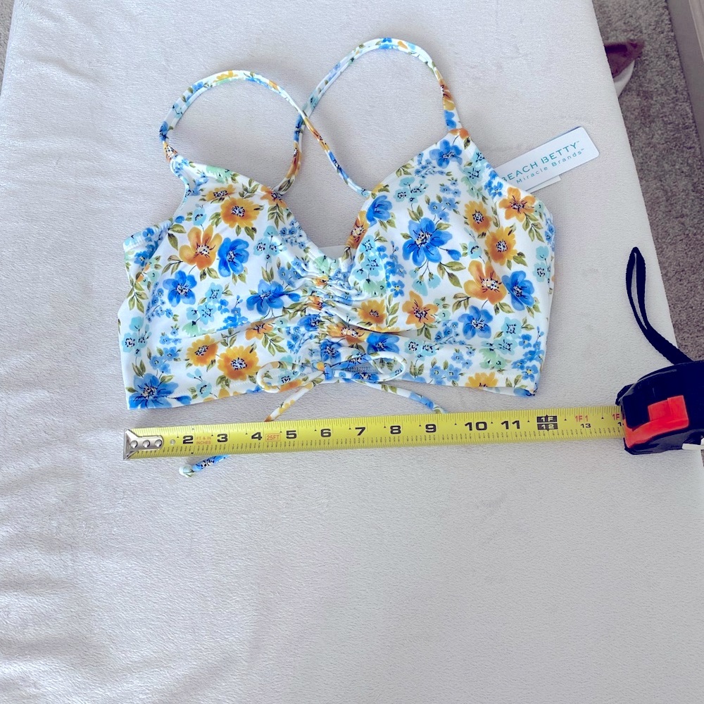Beach Betty Bikini Top with Slimming control Cinch-Front. NWT SZ. Small - Picture 12 of 12